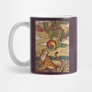 Tiger vs Dragon Mug